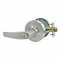Schlage Commercial ALX Series Grade 2 Entry Athens Lever Lock Less Cylinder with 47267042 2-3/4in Deadlatch and ALX53LATH626